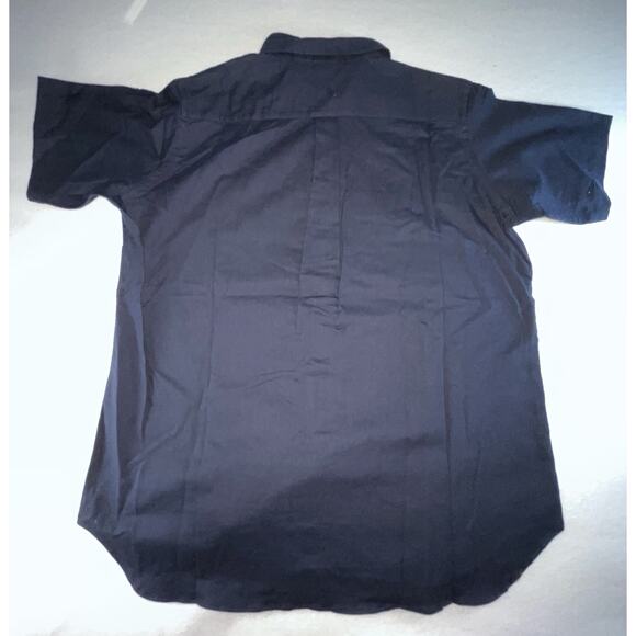 Wasted Collective Size XL‎ 3/4 Button Down Short Sleeve Shirt Pocket NWOT Blue - Picture 4 of 12